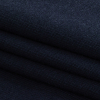 Navy 1x1 Cotton Rib Knit - Folded | Mood Fabrics