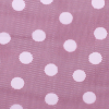 Maroon/White Polka Dot Poly Mesh - Detail | Mood Fabrics