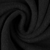 Italian Black Wool/Cashmere Coating - Detail | Mood Fabrics