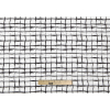 White/Black Abstract Grid Rayon-Cotton Poplin - Full | Mood Fabrics
