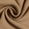 Tan Lightweight Wool Suiting - Detail | Mood Fabrics