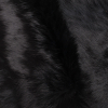 Black Rabbit Fur - Single Hide - Folded | Mood Fabrics