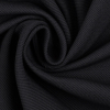 Jason Wu Black Stretch Polyester Twill Knit - Detail | Mood Fabrics
