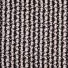 Jason Wu Black/Turtledove Floral Stripes Silk Charmeuse | Mood Fabrics