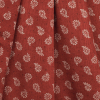 Jason Wu Burnt Henna Paisley Silk Woven - Folded | Mood Fabrics