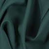 Forest Green Stretch Polyester Crepe de Chine - Detail | Mood Fabrics