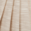 Beige Textural Slubbed Cotton Woven - Folded | Mood Fabrics