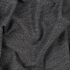 Dark Gray/Black Hairline Striped Stretch Rayon Jersey - Detail | Mood Fabrics