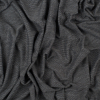 Dark Gray/Black Hairline Striped Stretch Rayon Jersey | Mood Fabrics