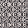 Black/Off-White Geometric Diamonds Cotton Jacquard - Detail | Mood Fabrics