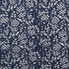 Insignia Blue Stretch Polyester Crochet Lace | Mood Fabrics