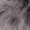Small Toscana Gray Lamb Fur w/ Mauve Suede Back - Detail | Mood Fabrics