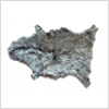 Small Toscana Gray Lamb Fur w/ Mauve Suede Back - Full | Mood Fabrics