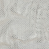 White Diamond Lattice Embroidered Cotton Voile | Mood Fabrics