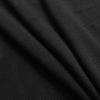 Black Stretch Polyester Knit Pique - Folded | Mood Fabrics