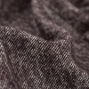 Fig/White Heathered Wool Tweed - Detail | Mood Fabrics