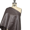 Heathered Fig Laminated Wool Tweed - Spiral | Mood Fabrics