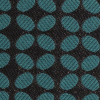 Metallic Black/Green Geometric Brocade - Detail | Mood Fabrics