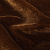 Rust Soft Rayon-Silk Velvet - Detail | Mood Fabrics