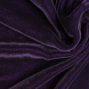 Plum Soft Rayon-Silk Velvet - Detail | Mood Fabrics