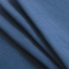 Japanese Palace Blue Stretch Cotton Denim - Folded | Mood Fabrics