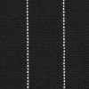 Ralph Lauren Black/White Pinstripe Stretch Wool Suiting - Detail | Mood Fabrics
