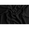 Italian Ash Black Wool Blended Brushed Coating - Full | Mood Fabrics