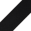 Black Stretch Grosgrain Ribbon - 1 - Detail | Mood Fabrics