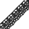 Black Venise Lace Trim - 1.625 - Detail | Mood Fabrics