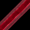 Red Velvet and Sheer Ribbon - 0.625 - Detail | Mood Fabrics