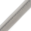 Metallic Silver Piping - 0.125 - Detail | Mood Fabrics