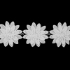 White 3D Floral Lace Trim - 3.75 | Mood Fabrics