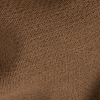 Coffee Brown Creped Wool Double Cloth - Detail | Mood Fabrics