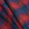 Red/Navy/Purple Plaid Mohair Boucle - Folded | Mood Fabrics