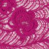 Magenta Floral Raschel Lace - Detail | Mood Fabrics