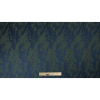 Blue Ashes/Mineral Green Floral Stretch Polyester Jacquard - Full | Mood Fabrics