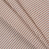 Rag & Bone Terracotta/Vanilla Striped Silk Crepe de Chine - Folded | Mood Fabrics