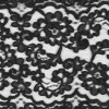 Black Corded Lace Trim - 7.25 - Detail | Mood Fabrics