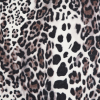 Italian Brown/Gray Jaguar Printed Cotton Batiste | Mood Fabrics