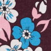 Italian Fig/Pink/Blue Floral Printed Cotton Batiste - Detail | Mood Fabrics