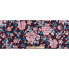 Italian Fig/Pink/Blue Floral Printed Cotton Batiste - Full | Mood Fabrics