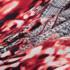 Italian Red/Gray Abstract Printed Cotton Batiste - Folded | Mood Fabrics