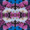 Kaleidoscopic Floral Digitally Printed Stretch Neoprene/Scuba Knit | Mood Fabrics