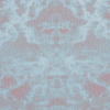 Aqua/Orange Abstract Clouds Digitally Printed Stretch Neoprene/Scuba Knit - Detail | Mood Fabrics