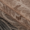 Blush Floral Novelty Lace w/ Scalloped Eyelash Edges - Folded | Mood Fabrics