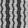 Black Novelty Striped Guipure Lace w/ Finished Edges - Detail | Mood Fabrics