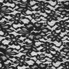 Black Floral Lace w/ Scalloped Eyelash Edges | Mood Fabrics