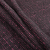 Black/Pink Flambe Checkered Blended Wool Coating - Folded | Mood Fabrics