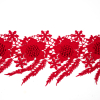 Red 3D Floral Guipure Lace Trim - 7 | Mood Fabrics