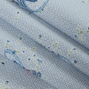 Blue Bicycle Printed Organic Cotton Poplin - Folded | Mood Fabrics